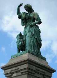 Statue of Flora MacDonald at Inverness Castle
