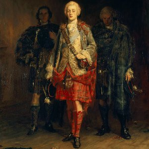 Bonnie Prince Charlie Entering the Ballroom at Holyroodhouse, by John Pettie (before April 1892) - Royal Collection © Her Majesty Queen Elizabeth II