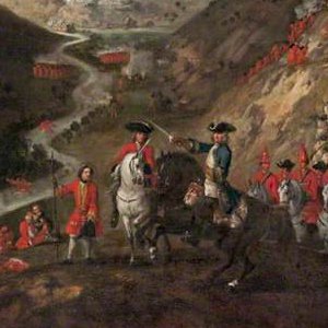 The Battle of Glenshiel 1719, by Peter Tillemans (1719) © National Galleries of Scotland