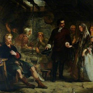 Flora MacDonald's Introduction to Bonnie Prince Charlie by Alexander Johnston © Museums Sheffield